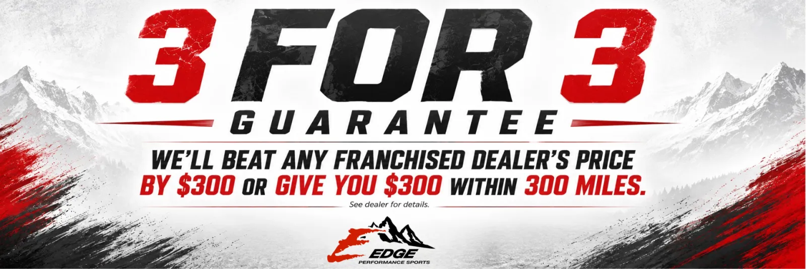 3 FOR 3 Guarantee