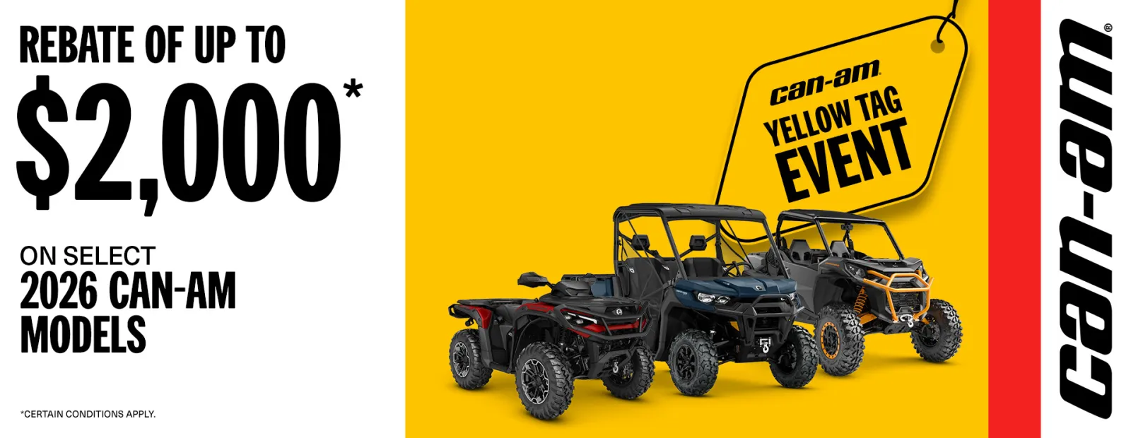 Can-Am Yellow Tag Event