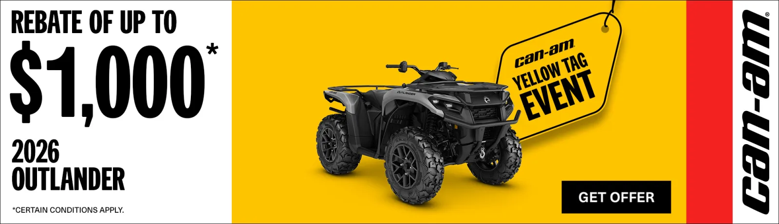 Can-Am Yellow Tag Event