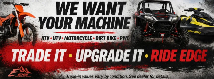 WE WANT YOUR MACHINE FOR TRADE